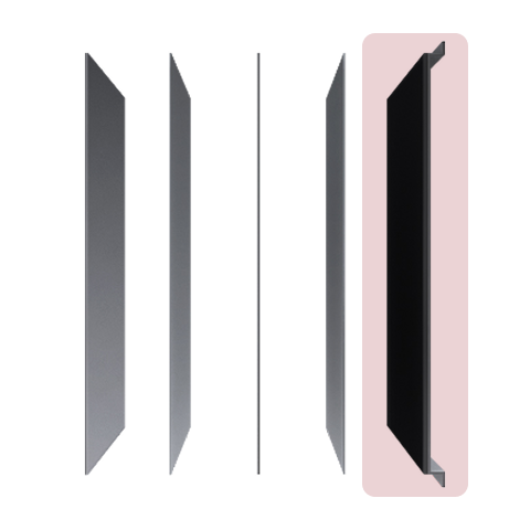 Glass to Steel 구조